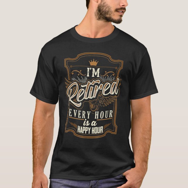 T-shirt Retirement for Men  I'm Retired (Devant)