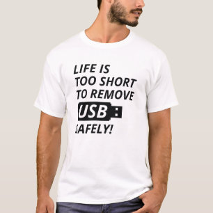 T-shirt Retirer l'USB en toute sécurité