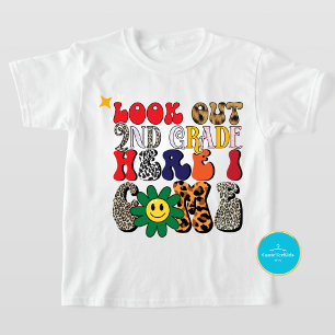 T-shirt Retour à la chemise scolaire Regarde dehors T-sh