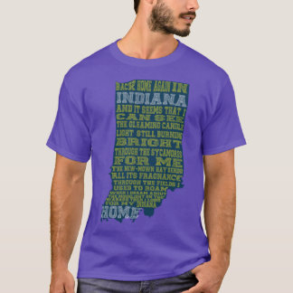 T-shirt Retour à la maison en Indiana