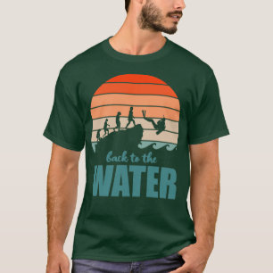 T-shirt Retour À L'Eau Plongeur Évolution Océan