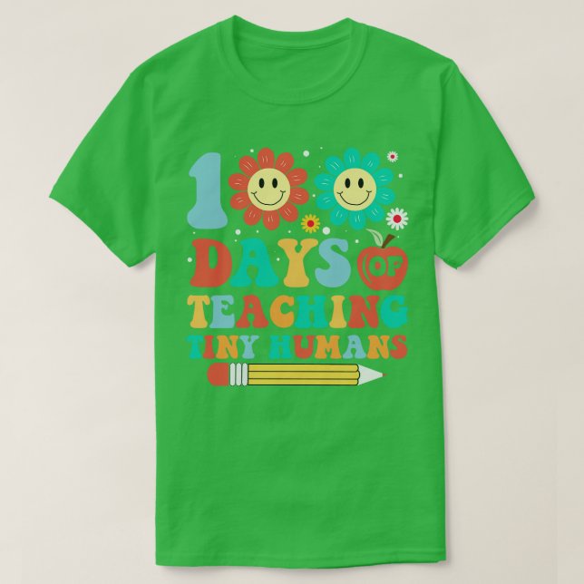 T-shirt Retour À L'École 100 Jour De L'École (228) (Design devant)