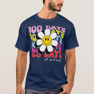 T-shirt Retour À L'École 100 Jour De L'École (379)