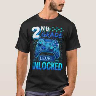 T-shirt Retour à l'école 2e année premier jour niveau débl