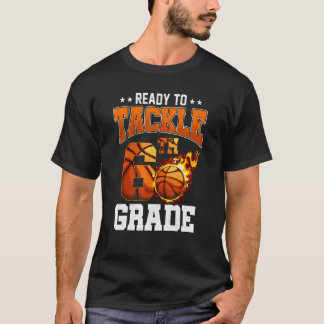 T-shirt Retour À L'École 6e Année Awesome Six Grandes Rega