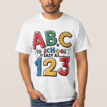 Retour à l'école - ABC Facile as 123