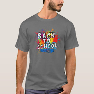 T-shirt Retour À L'École Bash 2022 Tie Dye Bonne Première 