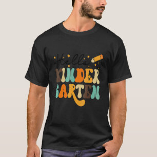 T-shirt Retour à l'école Bonjour Enseignant de maternelle