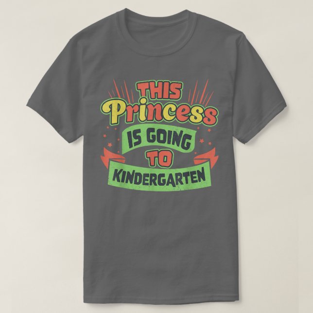 T-shirt Retour à l'école Cadeau pour les filles de materne (Design devant)