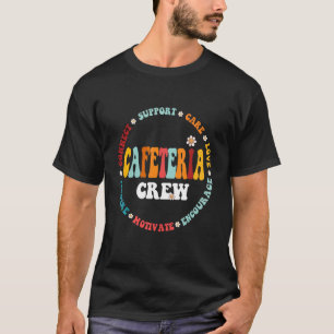 T-shirt Retour à l'école Cafétéria Chef d'équipe Déjeuner