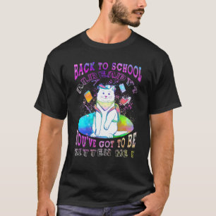 T-shirt Retour À L'École Déjà Vous Devez Être Kitten Me