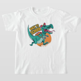 T-shirt Retour à l'école Dinosaur enfants