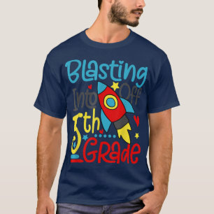 T-shirt Retour À L'École En 5E Année Espace R