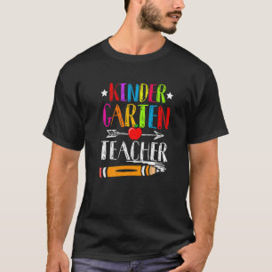 T-shirt Retour À L'École Enseignant Étudiant Maternelle En