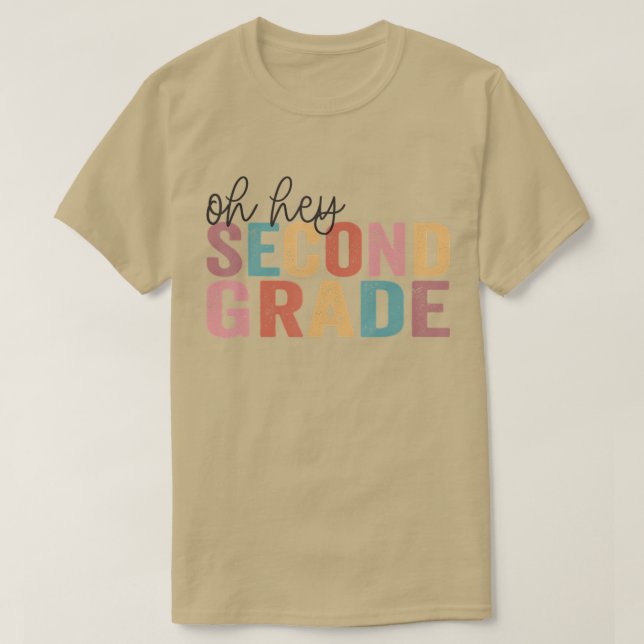 T-shirt Retour à l'école Étudiants enseignant Oh Hey et de (Design devant)