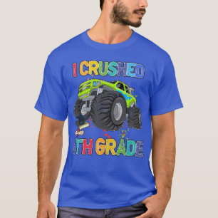 T-shirt Retour à l'école Funny Monster Camion J'ai écrasé