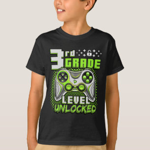 T-shirt Retour à l'école garçon 3e année joueur jour de la