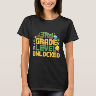 T-shirt Retour à l'école garçon 3e année joueur jour de la
