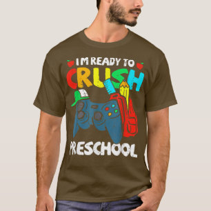T-shirt Retour à l'école Je suis prêt à écraser la vidéo d