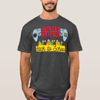T-shirt Retour À L'École, Jeu Sur Le Contrôle Étudiant Ens