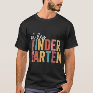 T-shirt Retour À L'École Kinder Étudiants Enseignant Oh He