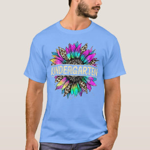 T-shirt Retour À L'École Maternelle Squad Leopard Tie Dye