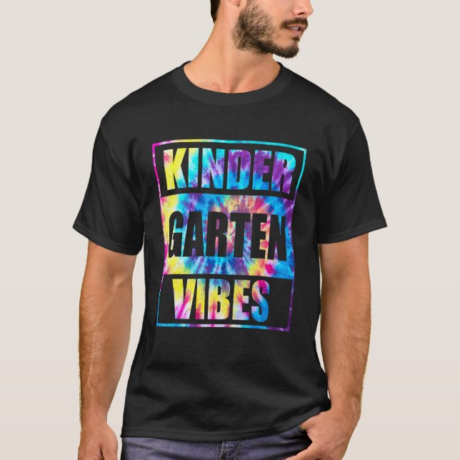 T-shirt Retour À L'École Maternelle Vibes 1er Jour Enseign (Devant)