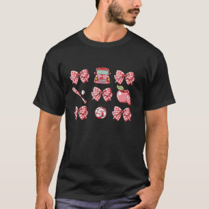 T-shirt Retour à l'école P E enseignant Sports Coquette Bo