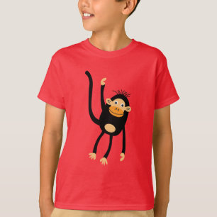 T-shirt Retour À L'École Petit Singe