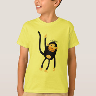 T-shirt Retour À L'École Petit Singe
