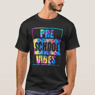 T-shirt Retour À L'École Pré K Vibes 1Er Jour De Pré-Kinde