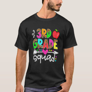 T-shirt Retour à l'école Premier Jour De La 3e Année Équip