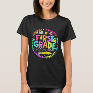 T-shirt Retour à l'école première année équipe de rêve ens