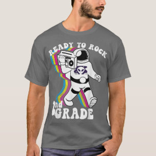 T-shirt Retour À L'École Prêt À Rock Astronaut De 2E Année