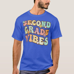 T-shirt Retour À L'École Vibes De Deuxième Année Retro Pro