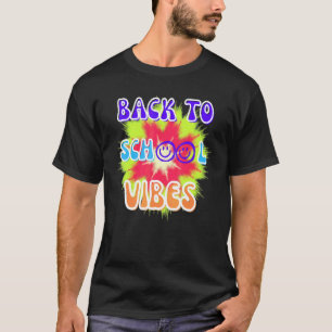 T-shirt Retour à l'école Vibes Tie Die Enfants Porter Garç