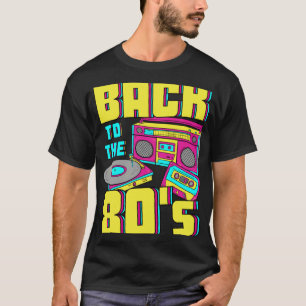 T-shirt Retour Au Costume des années 80 Costume Party 80s