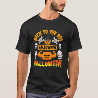 T-shirt RETOUR AU Costume D'Halloween 80S Hommes Femmes