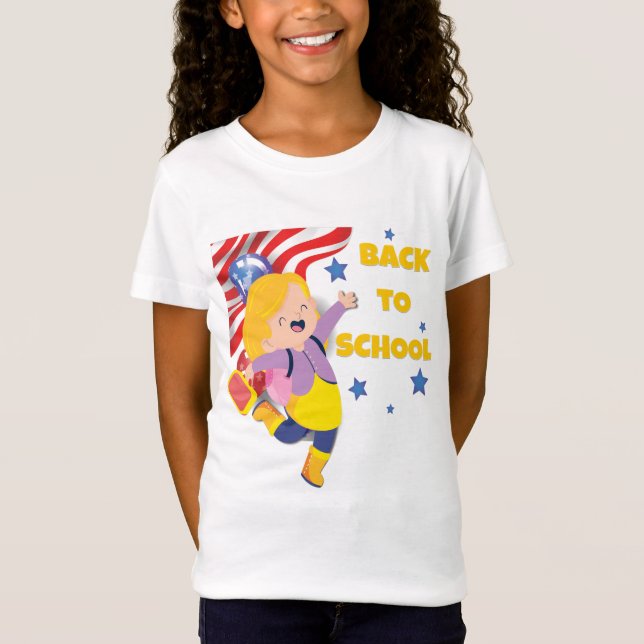 T-Shirt Retour au héros de l'école (Devant)