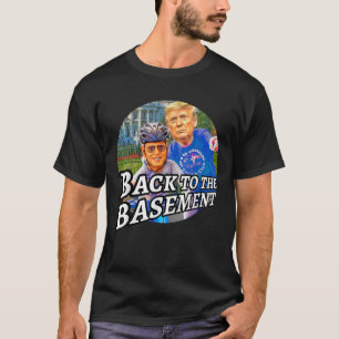 T-shirt Retour au sous-sol Biden Trump Bicycle Patriot R