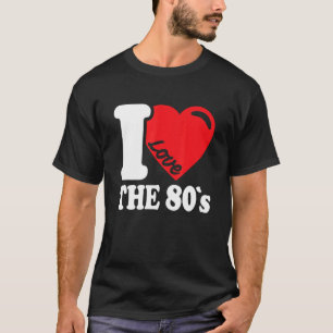 T-shirt Retour Aux Années 80 J'Aime Le Costume Des Années 