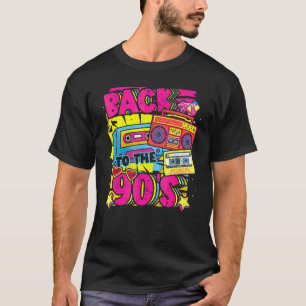 T-shirt Retour aux années 90 Disco Radio et Techno Era Vin