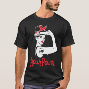T-shirt Retour Boulanger Pâtisserie Joie Dicton Farine Pu