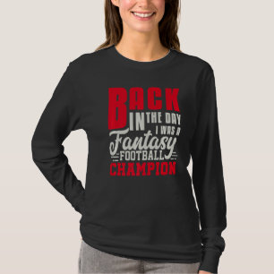 T-shirt Retour Dans La Journée Imaginaire Champion De Foot