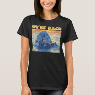 T-shirt Retour des astronautes de la station spatiale avec