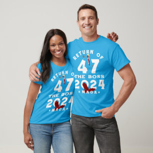 T-SHIRT RETOUR DU BOSS 47 TRUMP 2024