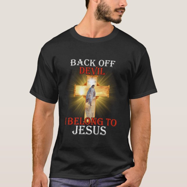 T-shirt Retour Du Diable J'Appartient À Jésus-Christ (Devant)