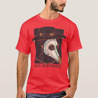 T-shirt Retour En Affaires Peste Médiévale Docteur Mask Ha