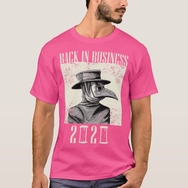 T-shirt Retour En Entreprise 2020 - Masque De Médecin De L (Devant)