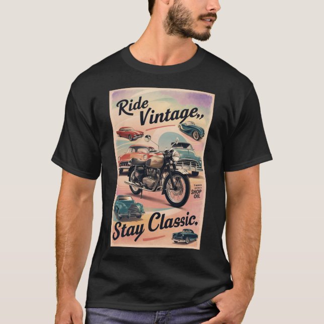 T-shirt Retournement de l'annonce vintage (Devant)